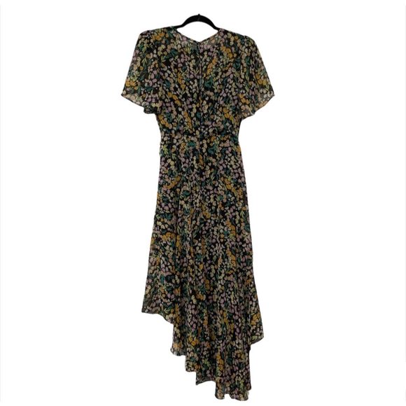 Astr the Label Flutter Sleeve Asymmetrical Floral Maxi Dress - Picture 8 of 8
